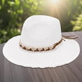 thumbnail image 2 of Women's UPF 50+ Sun Hats UV Protection Packable Wide Brim for Summer Travel Beach Summer Holiday Sun Hat Panama Style Outdoor Outing Shade Bowler Hat, 2 of 3