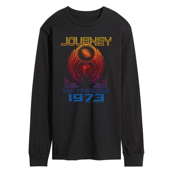 Journey - San Francisco 1973 - Men's Long Sleeve Graphic T-Shirt