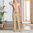 thumbnail image 4 of Bingfone Cute Shiba Mens All Over Print Sleep Pajama Pants-XX-Large, 4 of 5