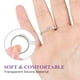 thumbnail image 5 of Ajustadores de anillo de 12 PCS Atendador de plástico espiral transparente compatible con cualquier anillo, 5 of 6
