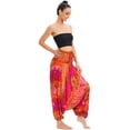 thumbnail image 2 of Combinaison Harem Boho Taille Smockée en Rayonne 2 en 1 pour Femmes, 2 of 6