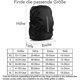 thumbnail image 4 of Rain weather protection for backpacks with reflective strips waterproof rain cover school bag reflective backpack cover, 4 of 5
