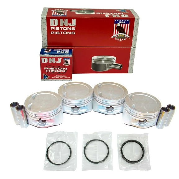 DNJ PRK129 Piston and Ring Kit Fits Cars & Trucks 2001-2011 Hyundai 1.6L L4 DOHC 16V
