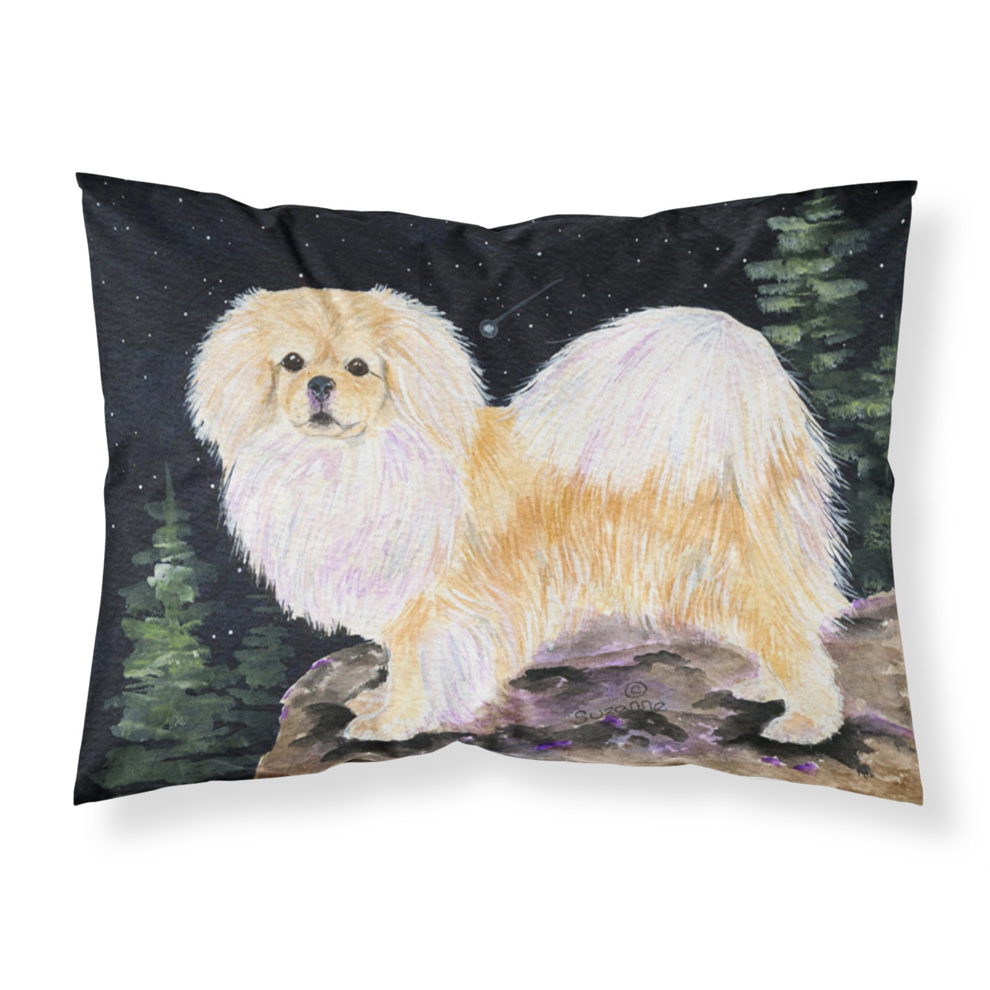 Caroline S Treasures Ss8504pillowcase Starry Night Tibetan Spaniel Moisture Wicking Fabric Standard Pillowcase Large Multicolor Walmart Com Walmart Com