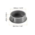 thumbnail image 2 of Uxcell 26Pack 1-3/16" Plastic Hole Plugs Panel Flush Type Knockout Locking Plugs, Gray, 2 of 5