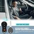 thumbnail image 2 of Unique Bargains 315MHz GQ43VT9T Keyless Entry Remote Ignition Transponder Key Fob for Dodge Neon 00-05 64 Chip 4 Buttons, 2 of 7