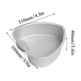 thumbnail image 3 of Pklyzj Heart Shaped Cake Pan, Aluminum Heart Cake Mold, Heat-Resistant Baking Cake Pan for Wedding, Party, Family Occasions, Chocolate, Bread., 3 of 3