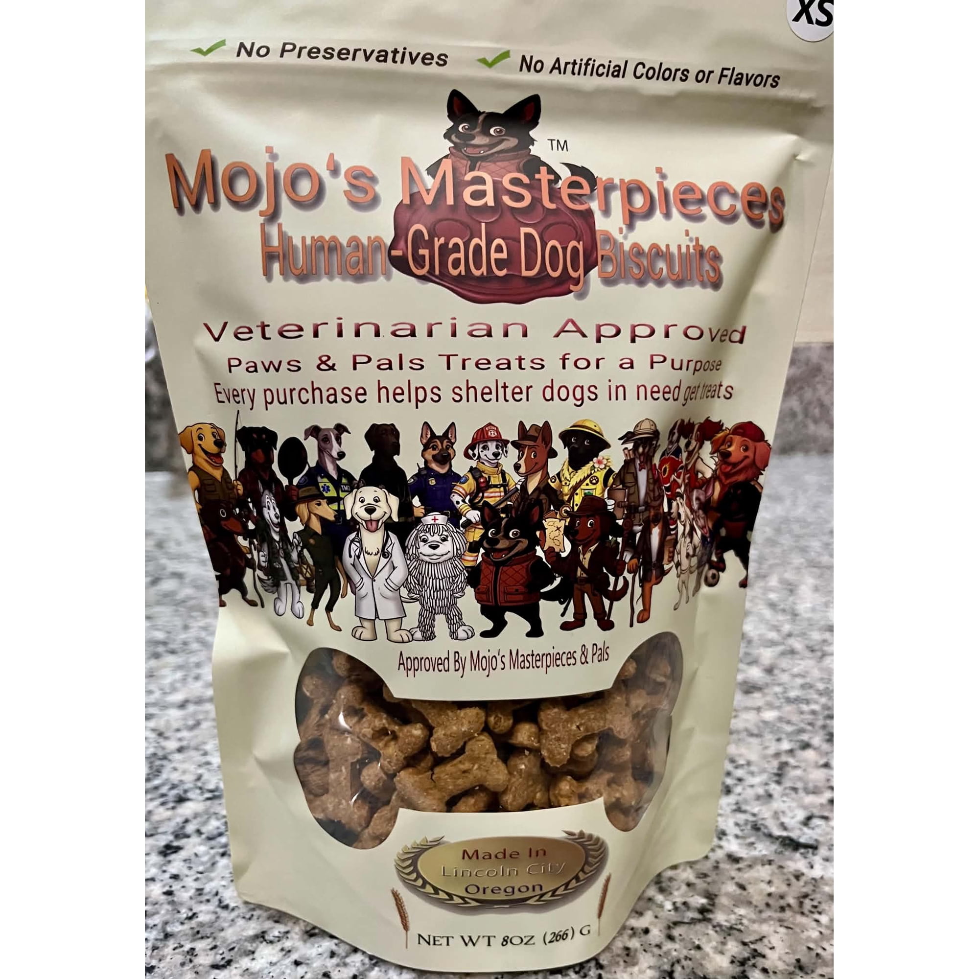 Mojo's Masterpieces Momento Mint Dog Biscuits Size Mini