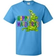 thumbnail image 3 of Inktastic Happy Mardi Gras Big and Little Alligators with Beads T-Shirt, 3 of 5