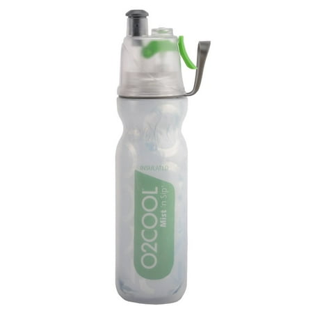 O2COOL ArcticSqueeze Insulated Mist ‘N Sip Squeeze Bottle, 20 oz,