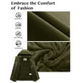 thumbnail image 6 of WenVen Boy's Winter Jacket Warm Puffer Jacket Windproof Snow Puffer Coat Green 6/7, 6 of 11