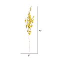 thumbnail image 3 of Vickerman 40'' Fabric Artificial Forsythia Flower Spray in Yellow (Set of 3), 3 of 3