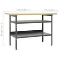 thumbnail image 4 of vidaXL Workbench with Three Wall Panels, 4 of 4