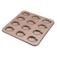 thumbnail image 3 of Cute Cartoon Fish Shaped 12 Grids Non-Stick Cake Baking Tray DIY Cookie Mold for Kitchen Use, 3 of 8