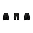 thumbnail image 4 of Minnieouse Pantalones cortos Cargo para hombre, cintura expandible portátil, multibolsillos, ligeros, transpirables, informales, pantalones Type1 NO1, 4 of 6