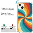thumbnail image 4 of 70s Stripes Case Compatible with iPhone 14 Plus,Unique Art Design TPU Bumper Cover Case, 4 of 6