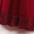 thumbnail image 6 of mgoYE Party Dress for Girls Flower Girl Dress for Wedding Tulle Floor Length Princess formal Prom Party Pageant Dance Ball Gown(Red,12-13 Years), 6 of 9