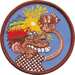 Grateful Dead - Ice Cream Cone Kid - Iron on or Sew on Embroidered Patch, By CD