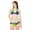 Black, variant on 'Fireworks over River' Strappy Bikini Set (AOP)