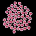 thumbnail image 4 of 50 Pcs 12mm Boutons en Forme de Cœur en Résine Cristal pour Scrapbooking DIY Accessoires Cheveux Décor Rose Rouge, 4 of 8