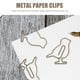 thumbnail image 3 of 20 piezas Clips de Metal para oficina Clips de papel metálico Clips de papel para documentos Clips de Metal Clips de Metal, 3 of 7