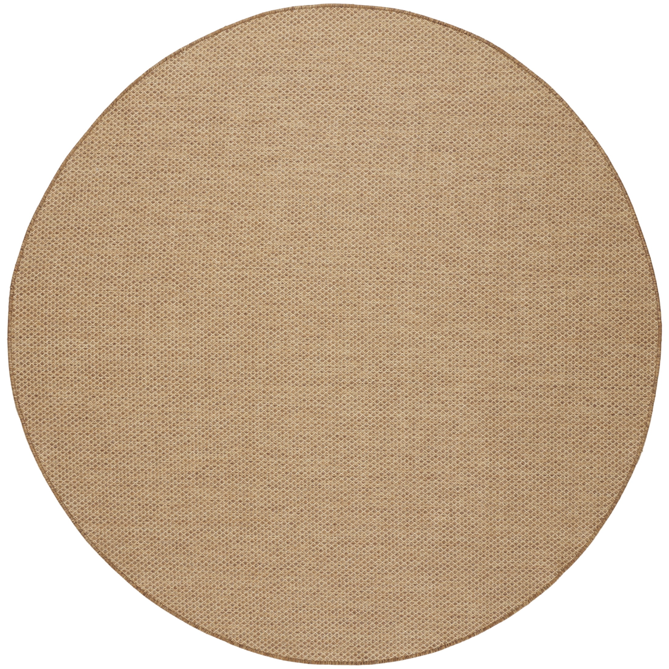 Nourison Courtyard 8' x Round Jute Modern Rug