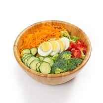 WEAVILUX Serving Bowl Bamboo Soup Container 1 Pcs