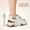 thumbnail image 4 of ETEREAUTY 1Pair Womens Sneakers Khaki Athletic Shoes for Daily Commuting, 4 of 9