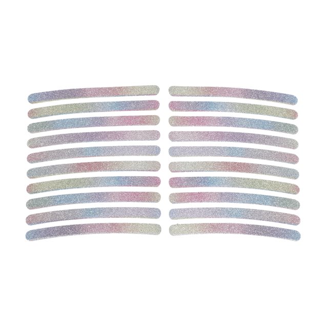 20 Pcs Calcomanías para Llantas de Arco Decorativas para Coches de 14-22" Luz Estelar Colorida PET