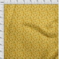 thumbnail image 3 of oneOone Cotton Flex Yellow Fabric Florals Quilting Supplies Print Sewing Fabric By The Yard 40 Inch Wide-P5A, 3 of 4