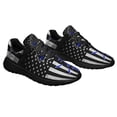 thumbnail image 6 of Back The Blue Police Shoes Sneakers for Women Men Black Size 5, 6 of 7