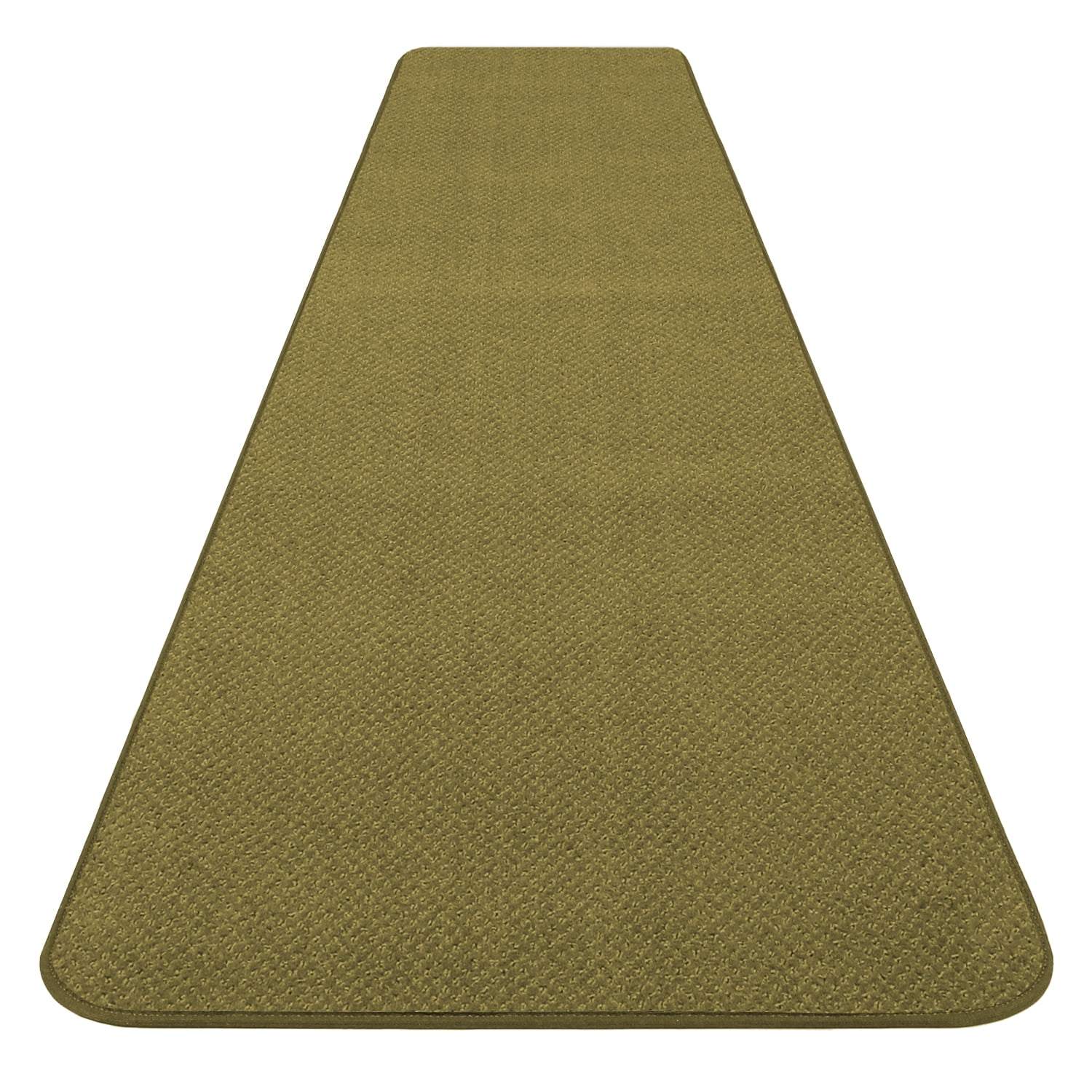 4 ft x 36 in SKID-RESISTANT Carpet Runner CHOCOLATE BROWN hall area rug 