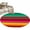 Green Red, variant on Mexican Style 2'x6' Runner Rugs for Hallway Kitchen Bedside Non Slip Washable, Colorful Mexico Stripes Ombre Red Blue Entryway Rug Runners with Rubber Backing, Long Carpet Runner for Laundry Room