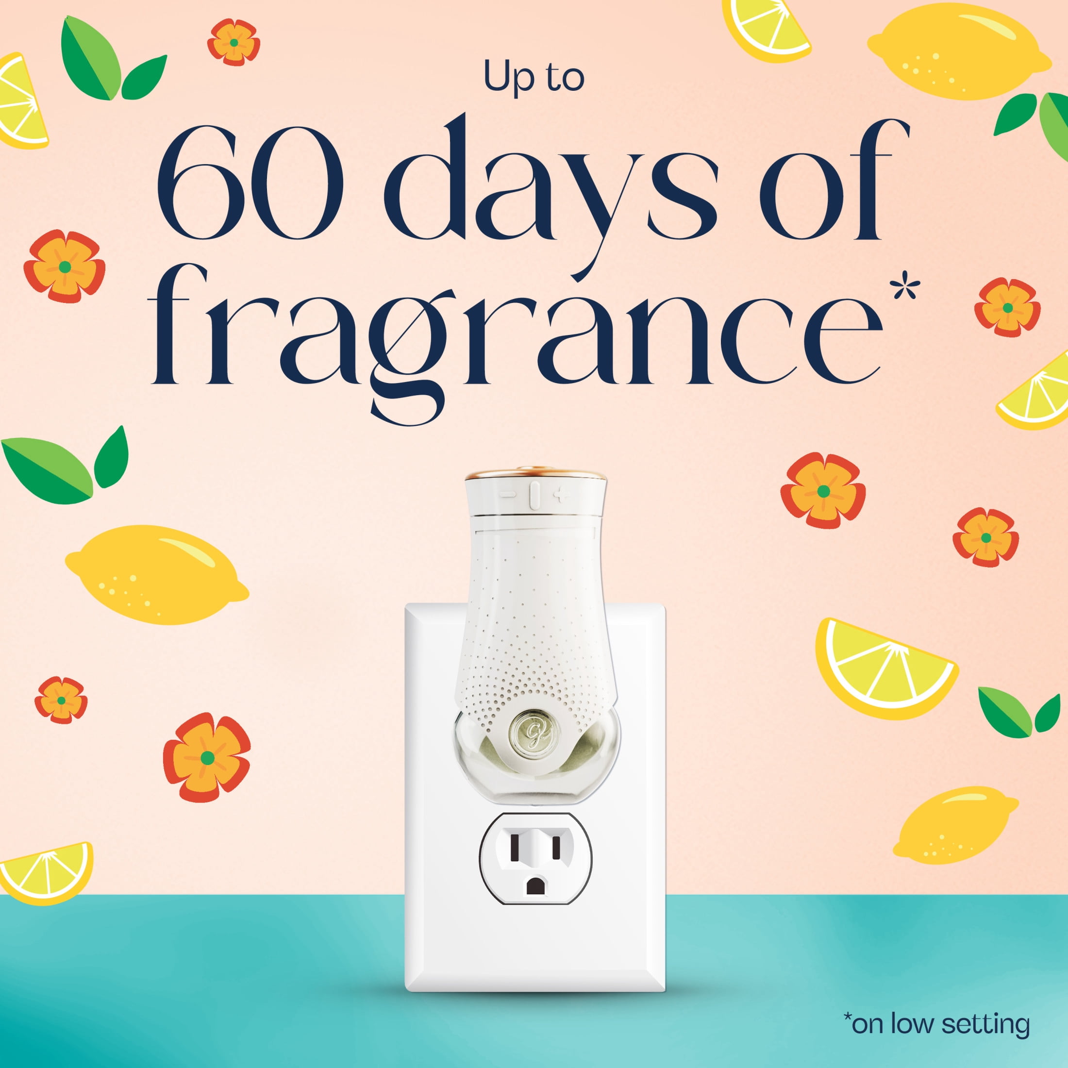 Glade® PlugIns® Refills Air Freshener, Lemon Zest & Poppy, 3.35oz., 5 count