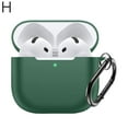 thumbnail image 4 of For Apple AirPods 4 2024 Silicone Protective Case with Carabiner - Durable & Portable Design, 4 of 9