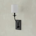 thumbnail image 5 of Bonita Collection Black One-Light Wall Sconce, 5 of 5
