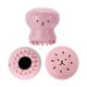 thumbnail image 3 of Cepillo de limpieza facial Cepillo facial y masajeador de mano de silicona Lindo y pequeño depurador facial de pulpo para una limpieza profunda Masaje exfoliante suave de la piel, 3 of 5