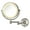 nickel, variant on Jerdon 8.5-Inch Diameter Wall-Mounted Lighted Makeup Mirror with 8X-1X Magnification, Chrome Finish - Plug In - Model HL75C