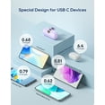 thumbnail image 2 of Kuulaa 5000mAh Portable Mini Power Bank with Built-in USB-C Cable & LED Display, PD20W Fast Charging Battery Pack Charger for iPhone 15/16, Samsung S22/S23/24 & Android, 2 of 9