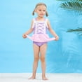 thumbnail image 2 of KAWELL Little Girls Two-Piece Summer Swimwear Role Play Bikini Swim Suit Toddler Tankini Red 3-10 Years, 2 of 7