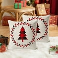 thumbnail image 6 of Bedroom Living Room Sofa 18 inch Christmas Pillow Cover Christmas Tree Printed Pillow Case Couch Cushion Case, 6 of 6