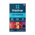 thumbnail image 2 of DripDrop Classic Fast Hydration - Sampler Variety Electrolyte Powder Drink Mix 0.35 oz, 10 Count, 2 of 5