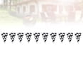 thumbnail image 5 of DEEPCRAFF Farm Scene Decorations Cow Pennant Banner Triangle 1Pcs, 5 of 6