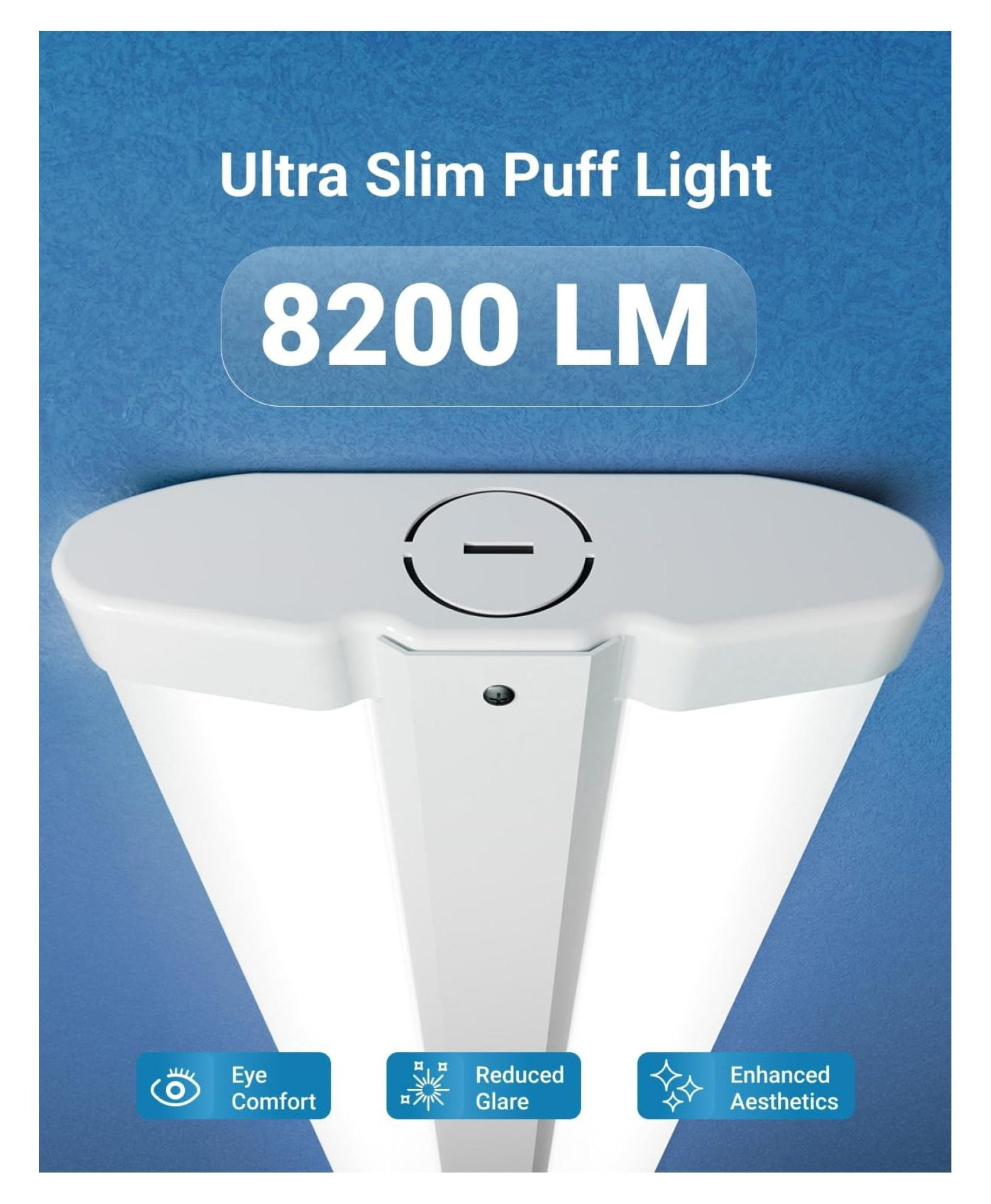 Sunco 4ft LED Shop Light, Hardwired Garage Lights for Workshop, , 8200 Lumens, Surface Mount, Selectable Features, 50W/60W/70W, 3000K/4000K/5000K ETL 4 Pack