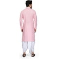 thumbnail image 2 of Mens Desginer Wear Bollywood Style Indian South Indian Cotton Dhoti Kurta Set, 2 of 4