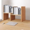 thumbnail image 1 of Feltree Retractable Bookshelf Desktop Bookshelf Wooden Shelf Multi-layer Storage Rack Suitable for Desktop Storage Books and Items, 1 of 7