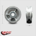 thumbnail image 2 of SCC- 4" Semi Steel V-Groove Wheel Only - 1/2" Bore - 600 lbs Cacapity, 2 of 2