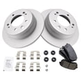 thumbnail image 2 of TRQ Rear Brake Pad & Rotor Kit Brake Pads Brake Rotor Ceramic Premium G-Coated Fits Select 2010-2015 Hyundai Tucson 2011-2016 Kia Sportage, 2 of 6
