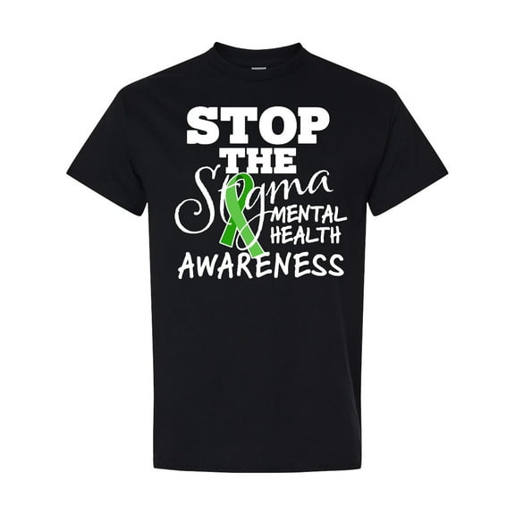 Inktastic Mental Health Awareness Stop the Stigma T-Shirt