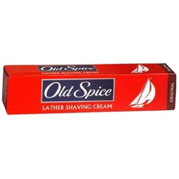 1 tubo de crema de afeitar Old Spice Lather original de 70 g